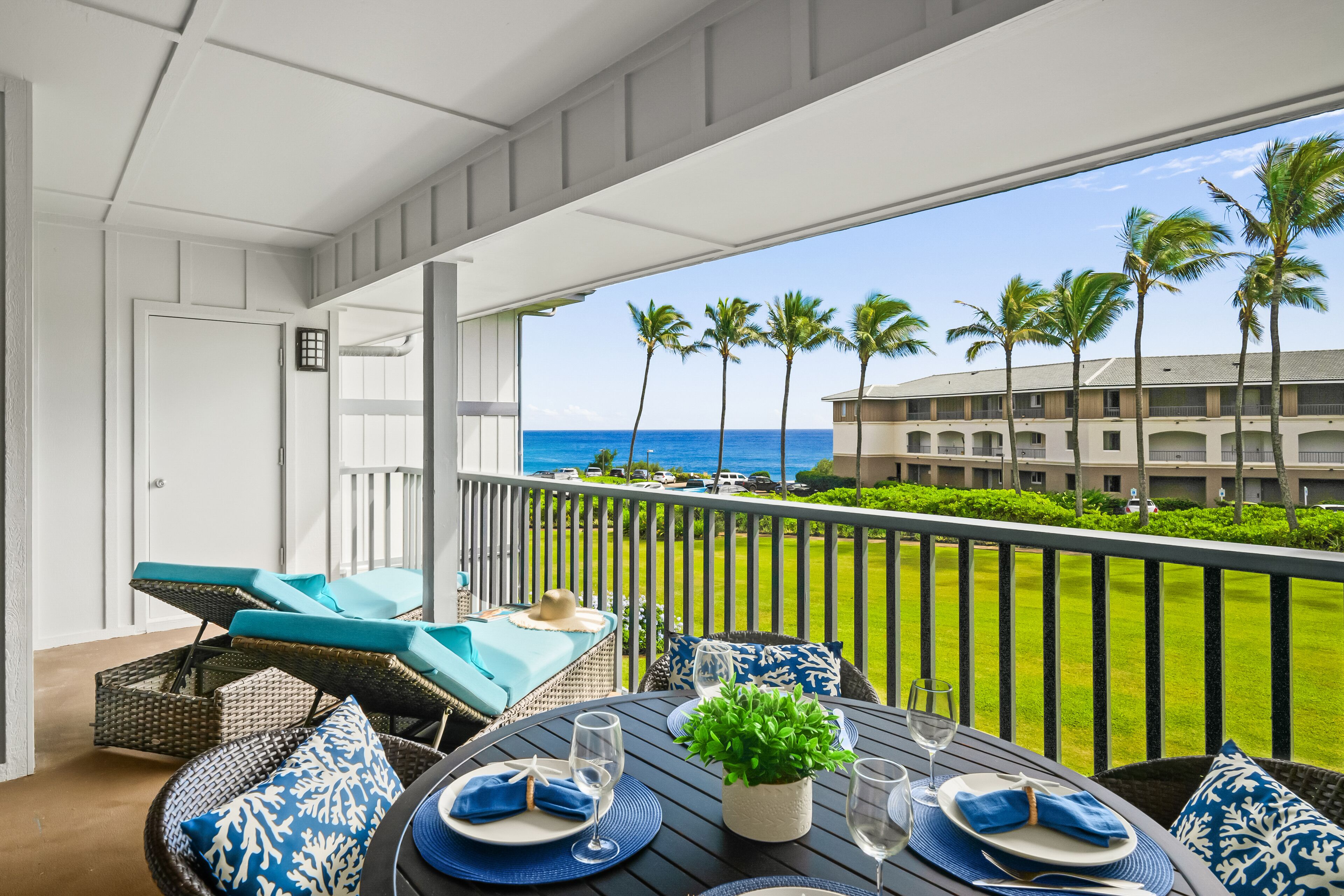 Poipu Sands #425 - Stunning 2BR Condo with Ocean Views off Both Lanais!