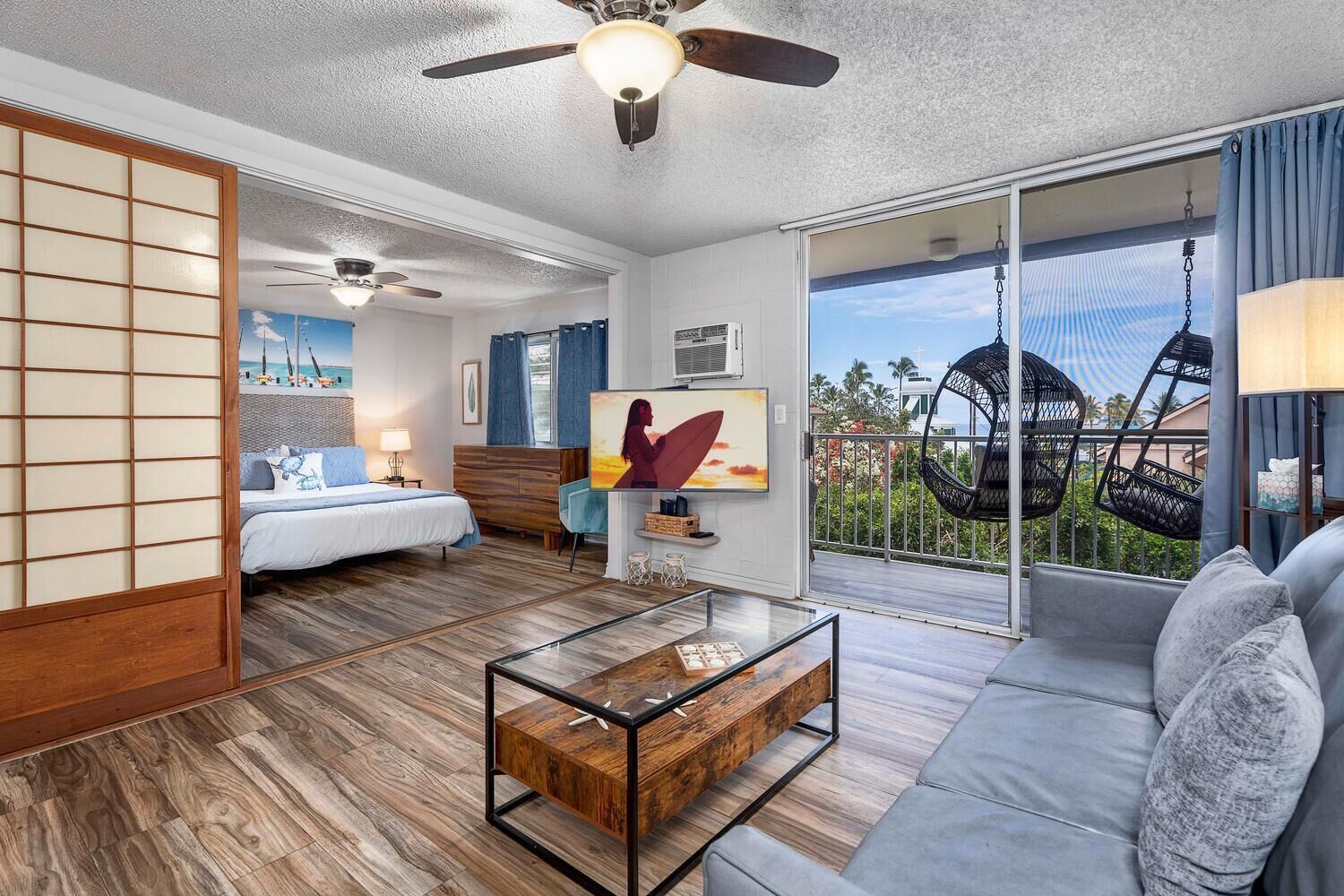 Kailua Village #201: 2nd Floor, Corner Remodeled unit in Downtown Kona.