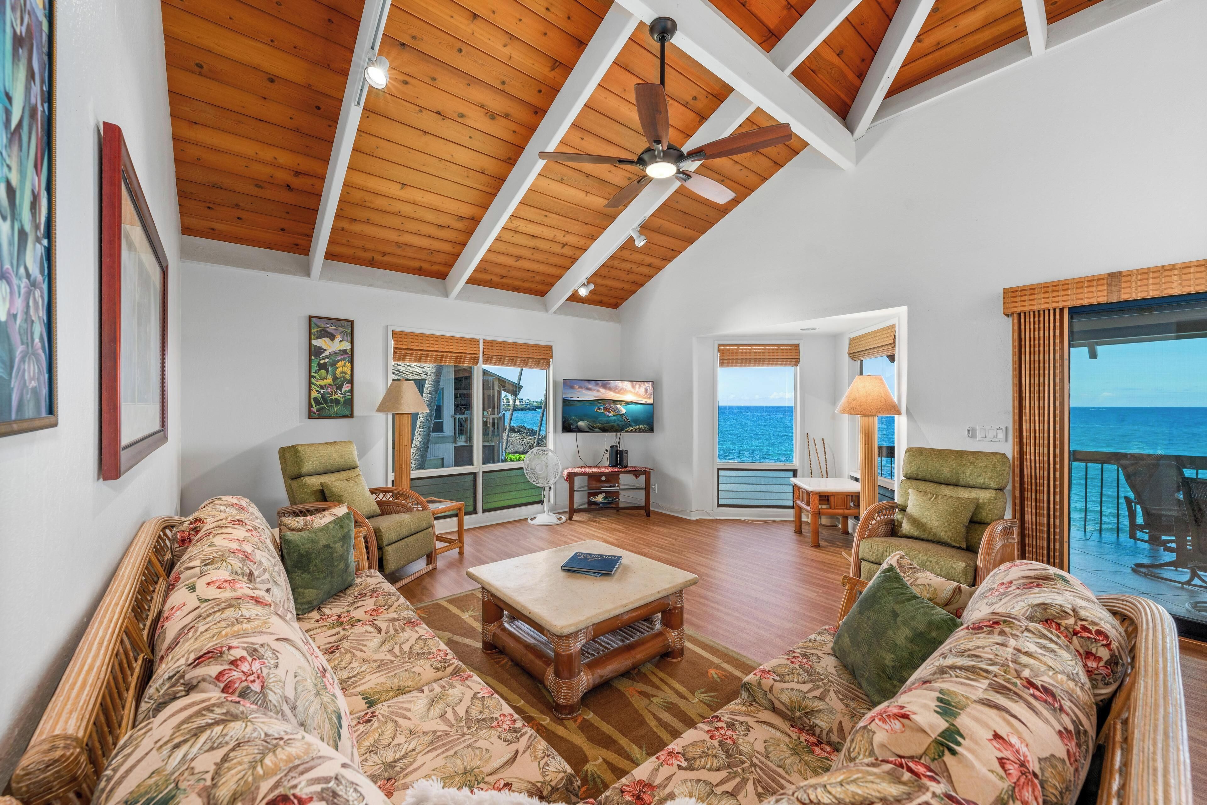 Ocean Front, Three Bedroom at Kanaloa w/ Breathtaking Views