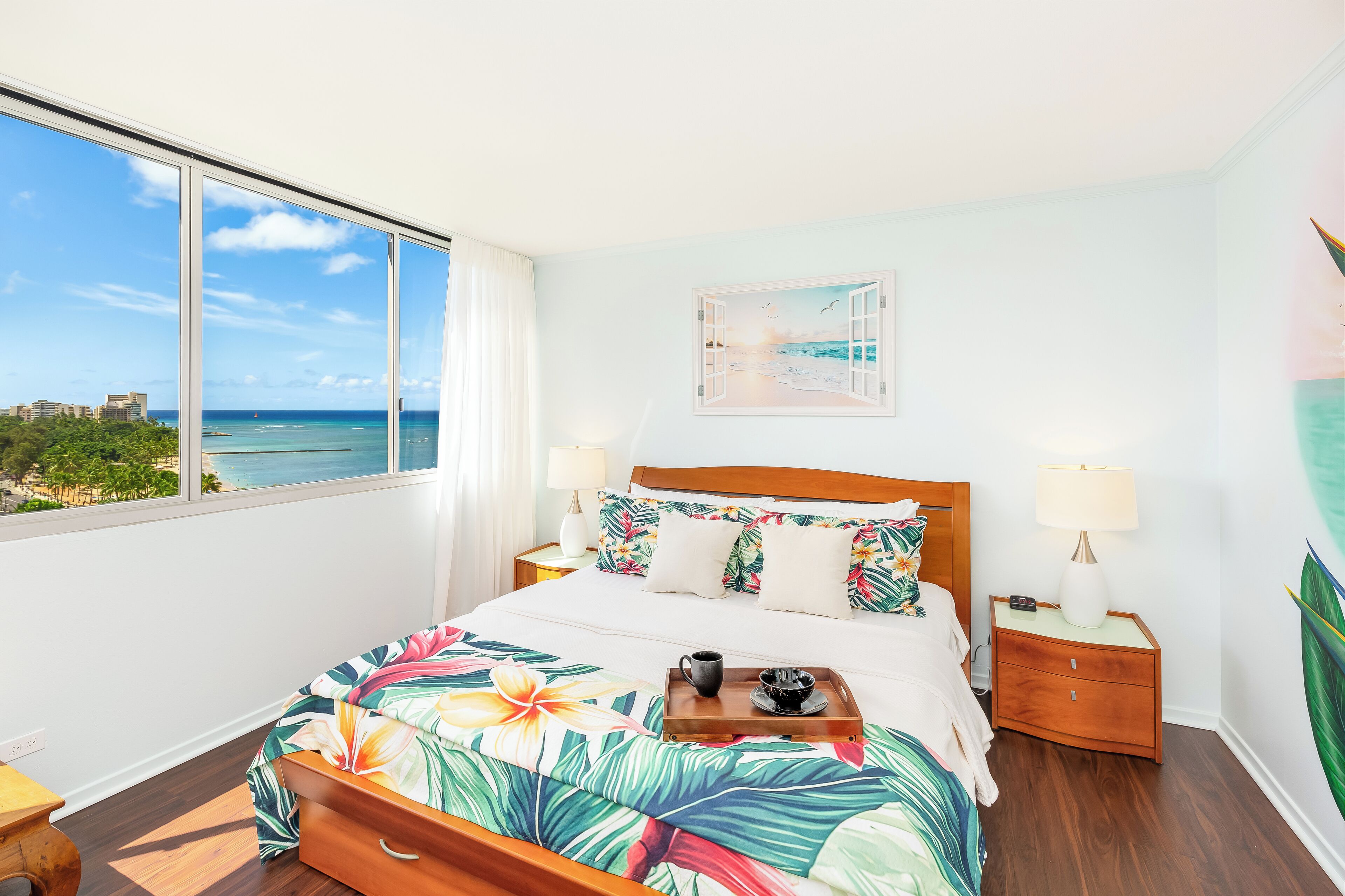 Ocean View Condo at Foster Tower Across from Beach w/Great Amenities