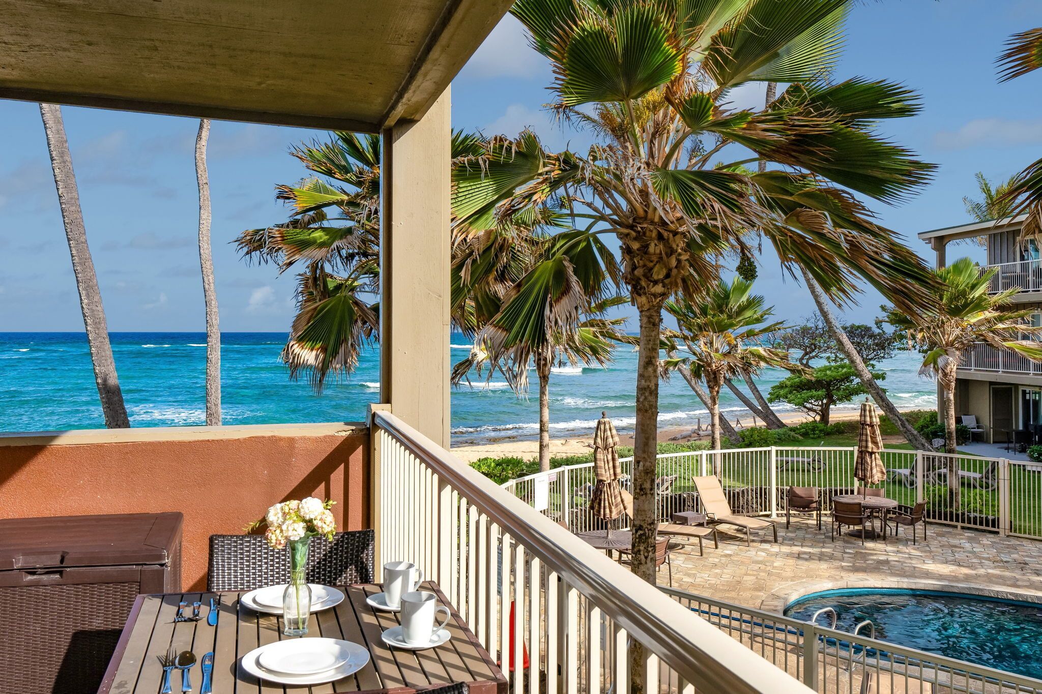 New! Kailani #213, Oceanfront, Sunrise and Moon Rise Views!