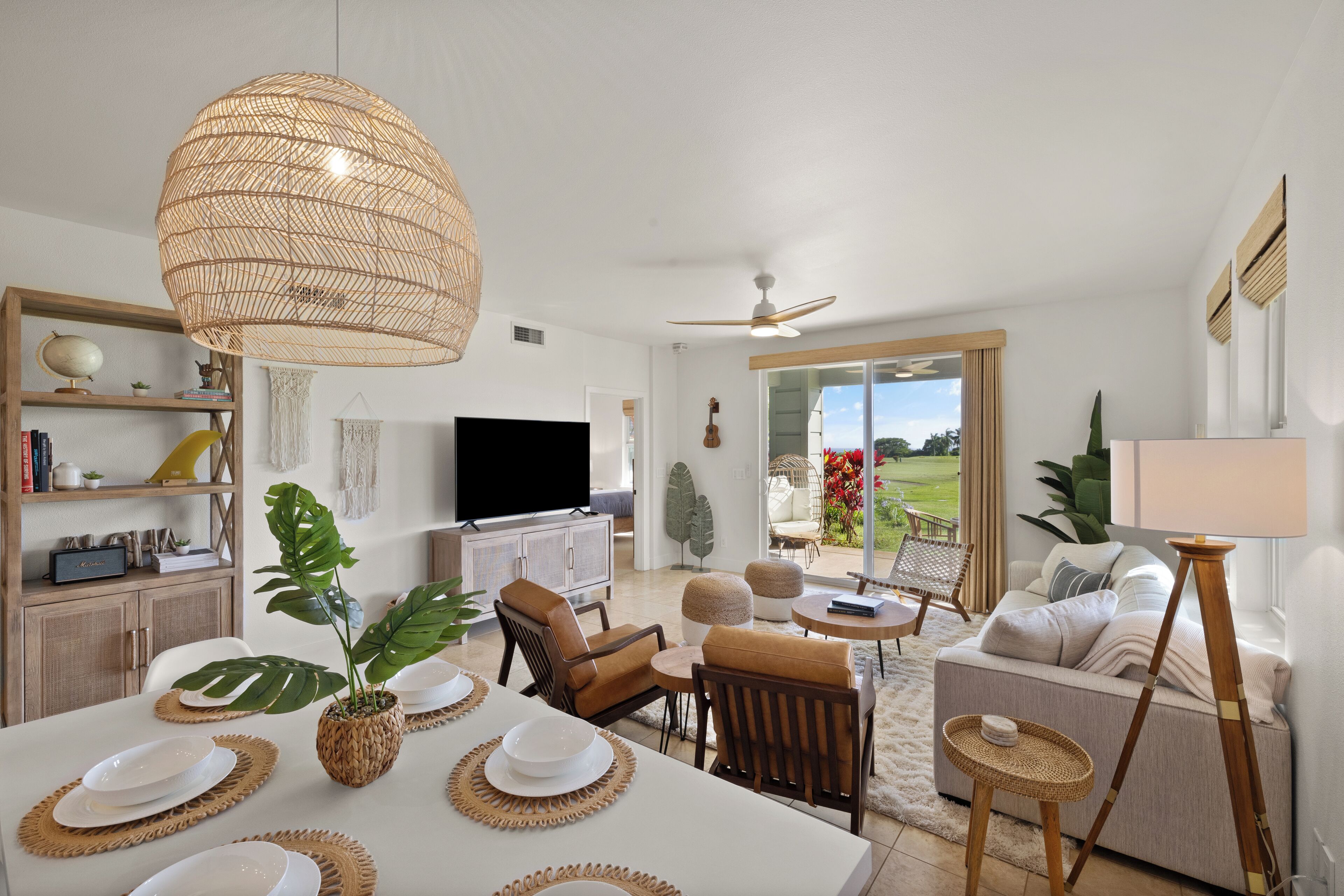 Cozy 3bd/3b Beach Retreat, Sleeps 10, AC, WiFi, Fam-Friendly in fantastic Koloa