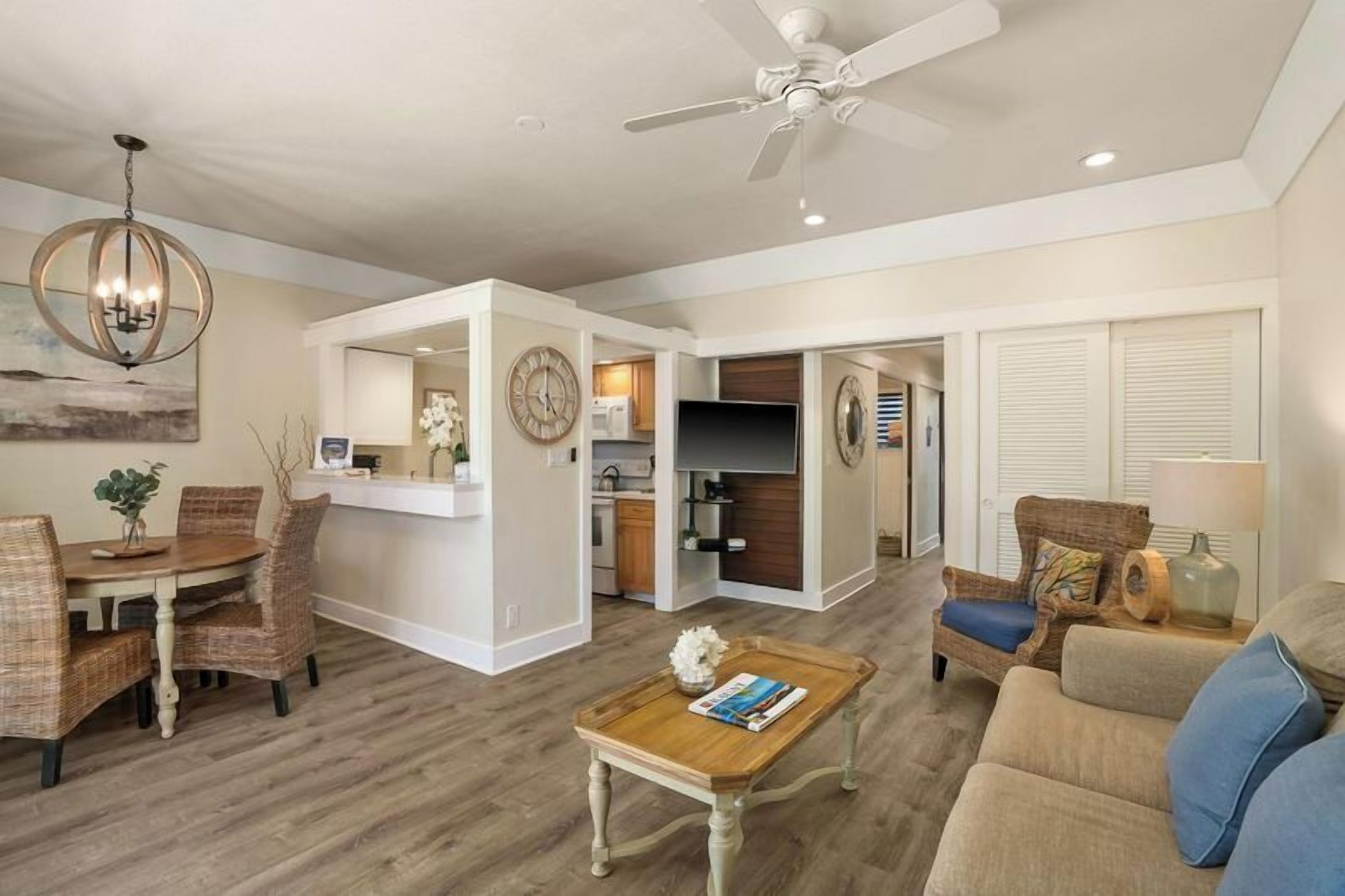 New! Bright, Coastal Retreat Plus Athletic Club