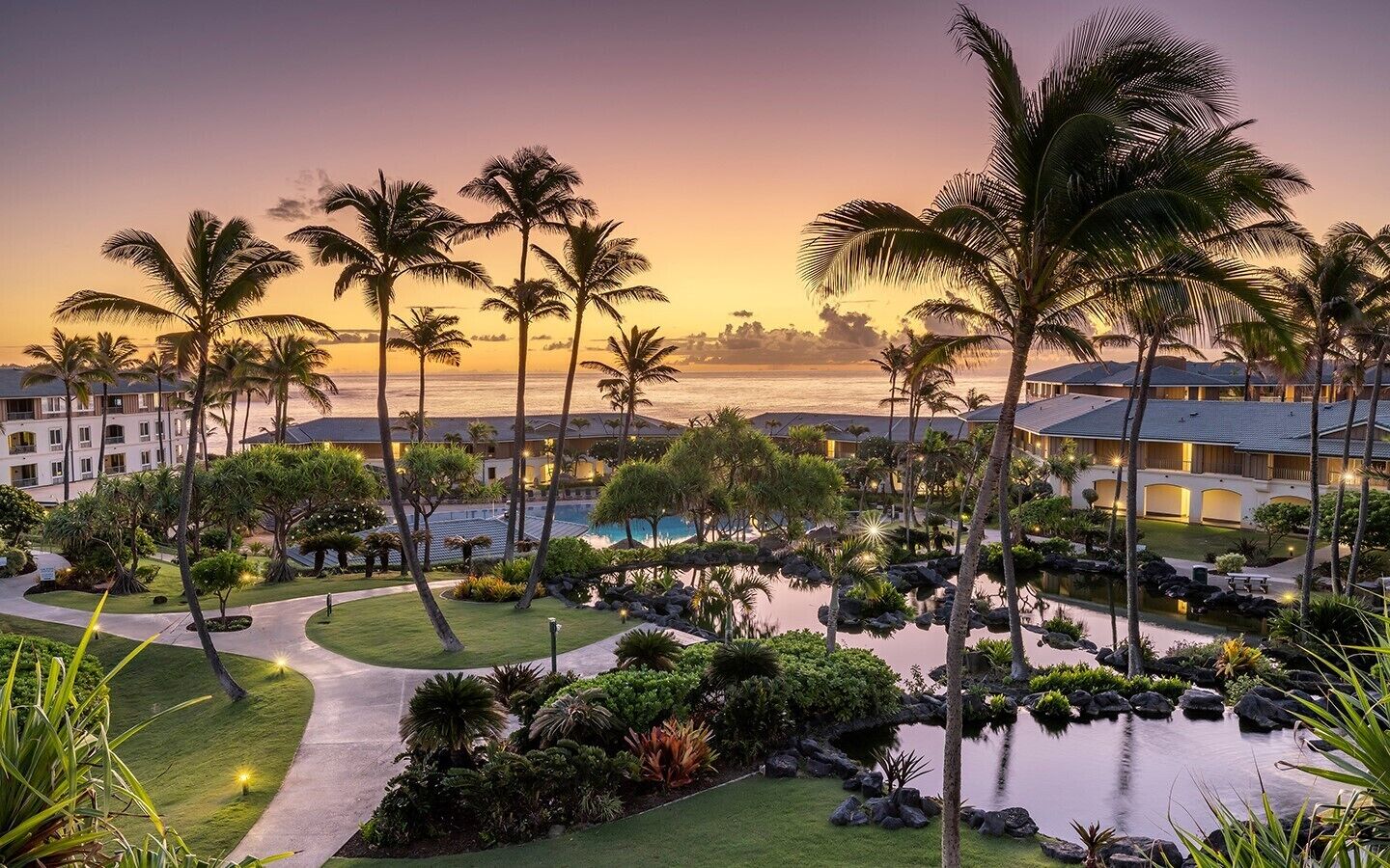 2 Bedroom ocean view suite balcony in resort southernmost tip of Kauai, Hawaii