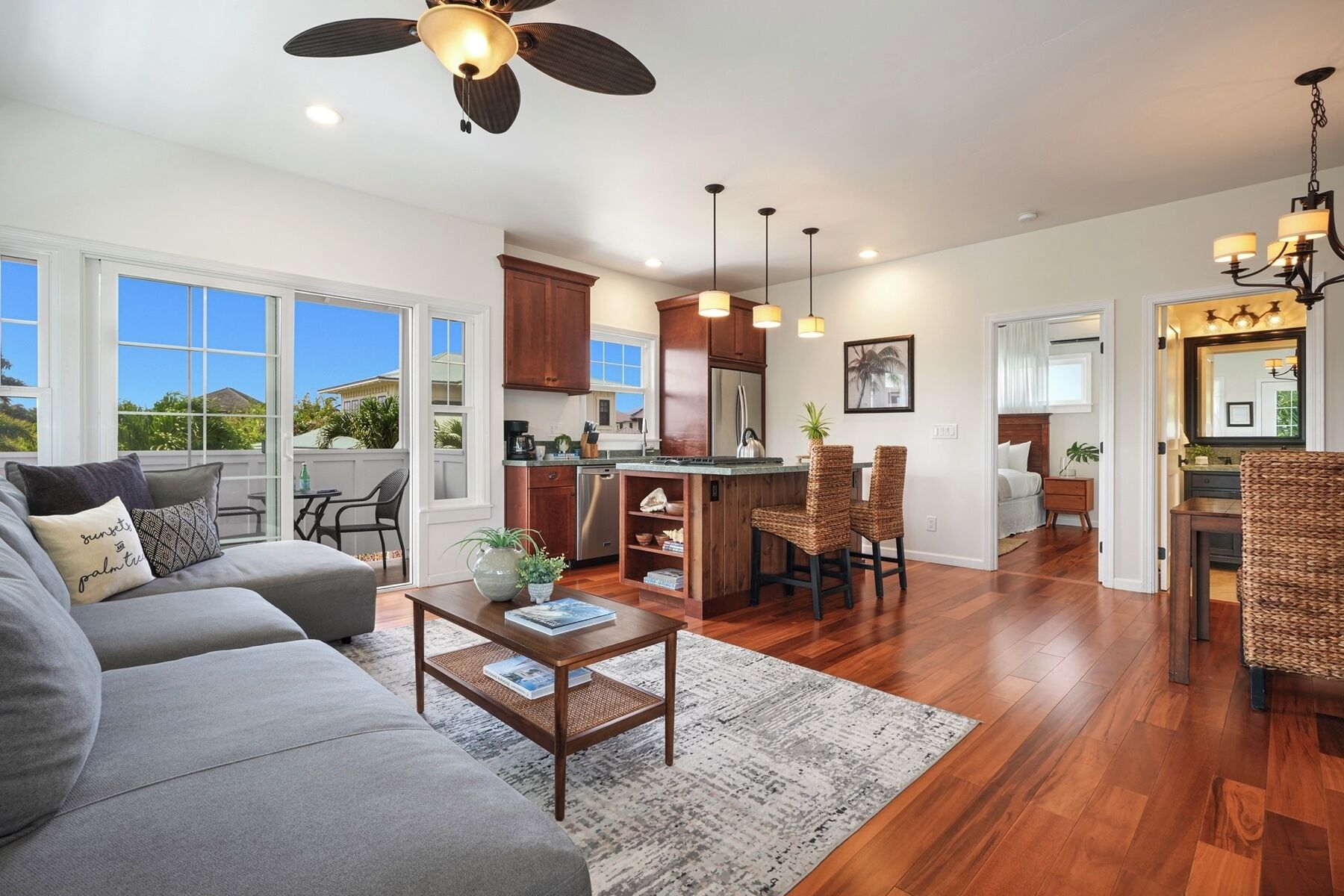 Beautiful Private Cottage w/ AC in Sunny Poipu Beach Estates 5 Minutes to Beach!