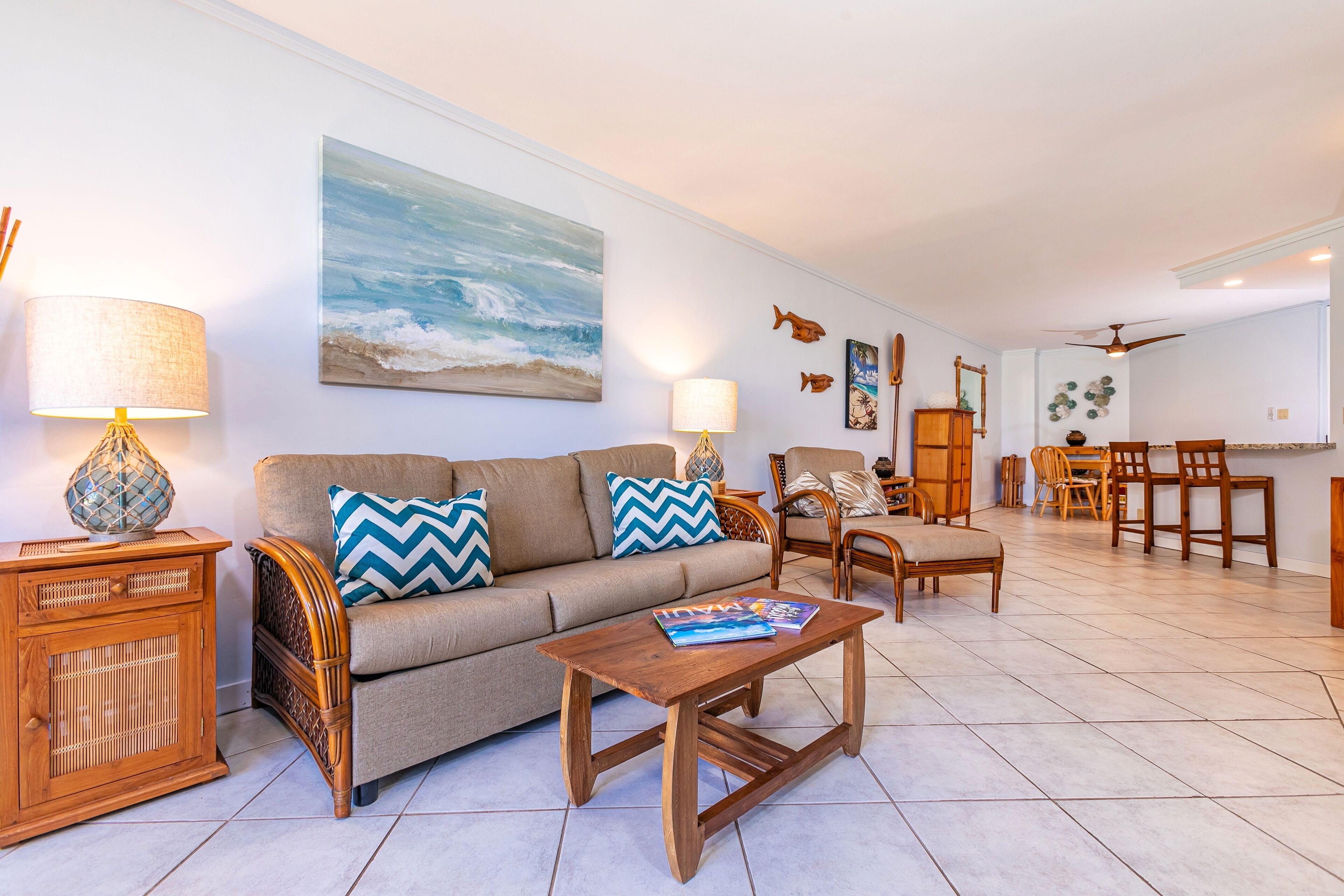 Kauhale Makai Unit 122: Ground floor 1 Bedroom condo at Ocean Front Resort