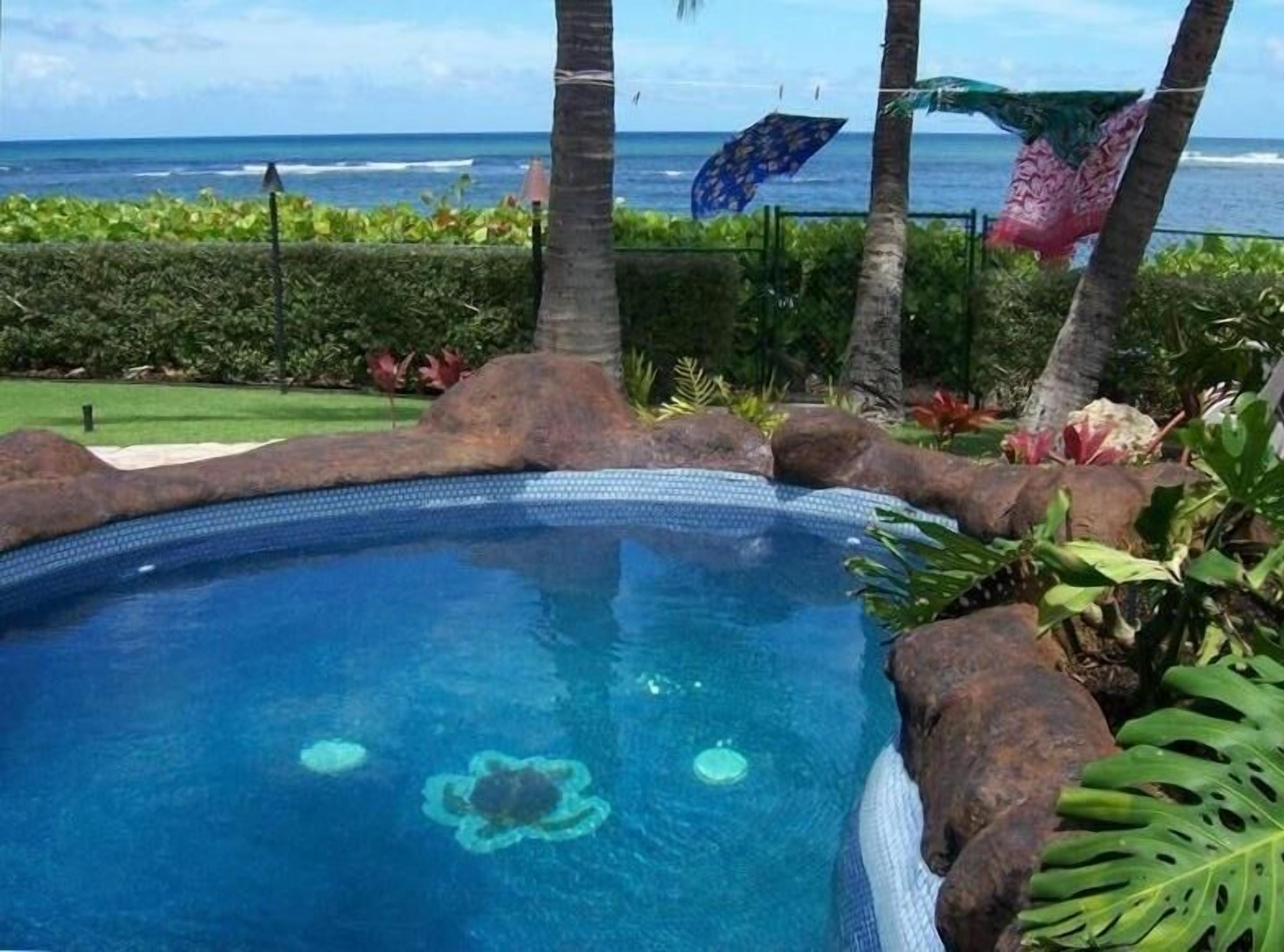 BEACH FRONT ESTATE SANDY BEACH Heated Saline Pool/SPA 360 Views: Please Inquire