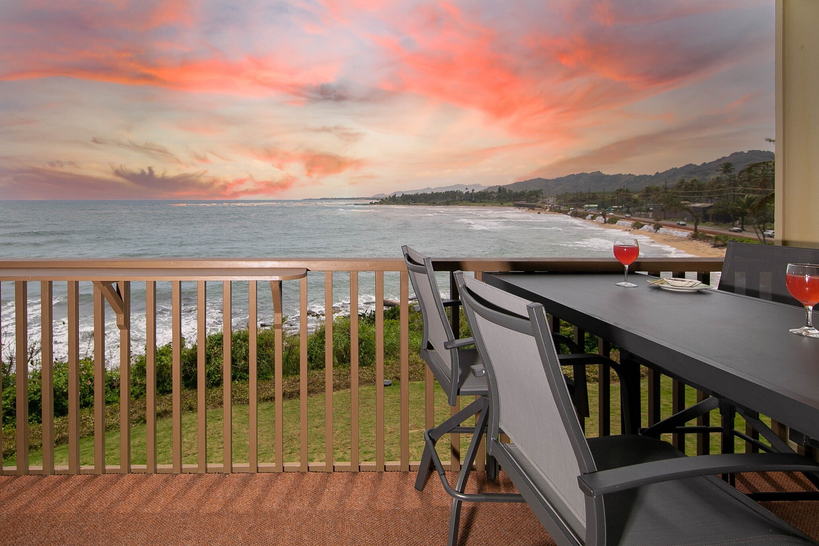 Just renovated and right on the ocean!  No hidden fees.