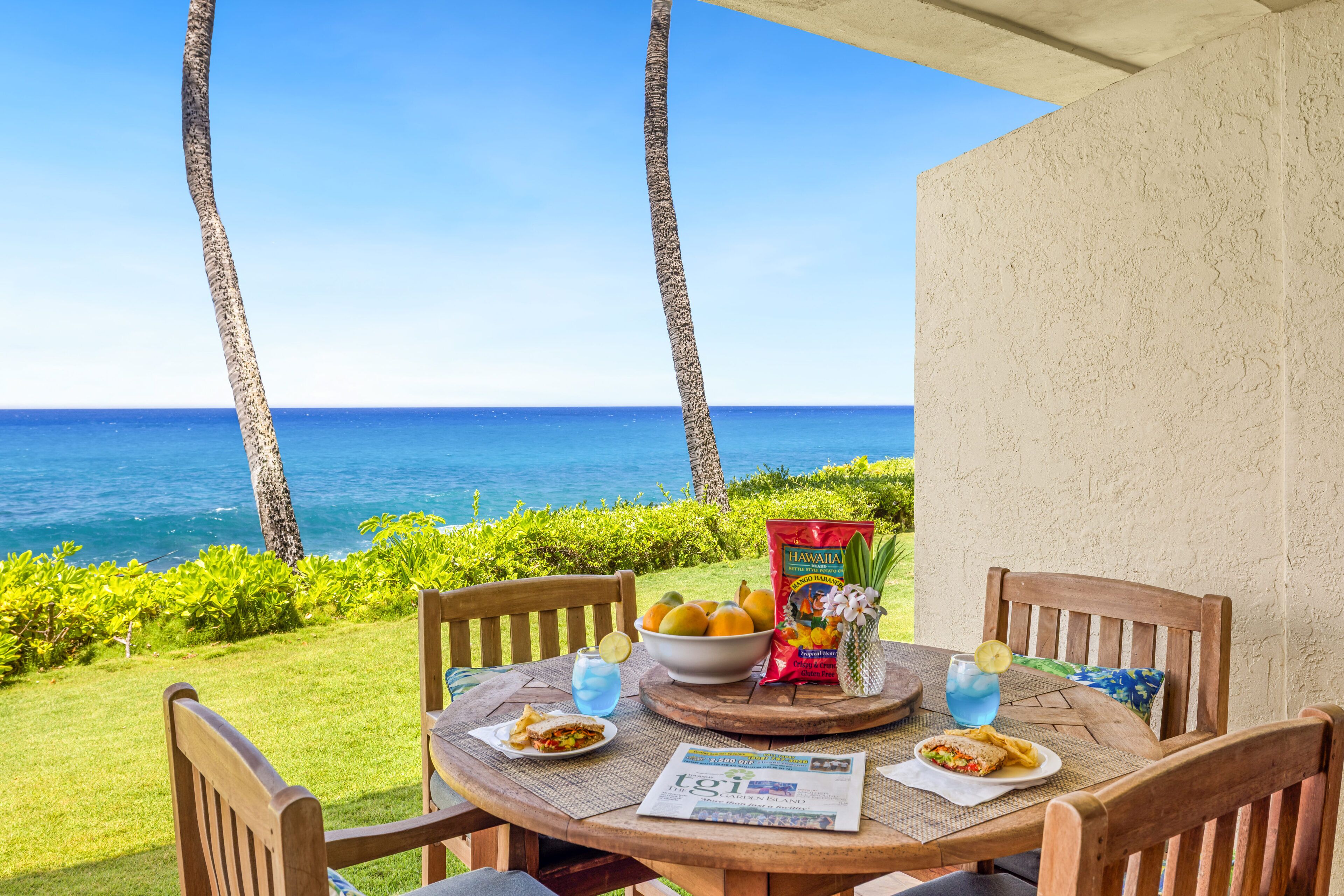 Poipu Shores 102A Shorebreak Lanai, Ground Floor Unit, w/AC