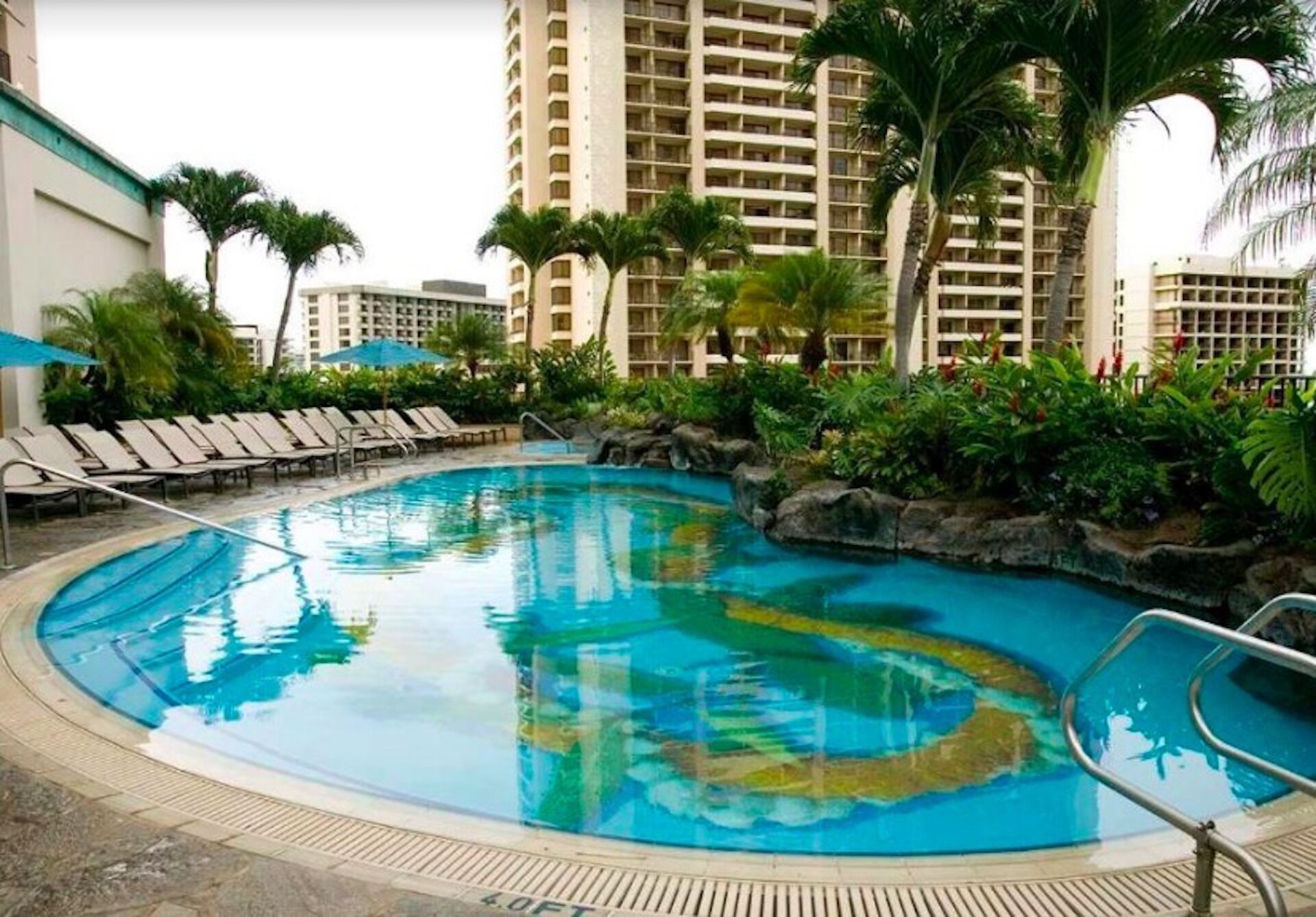 Hilton Hawaiian Village Lagoon Tower, private beachfront resort