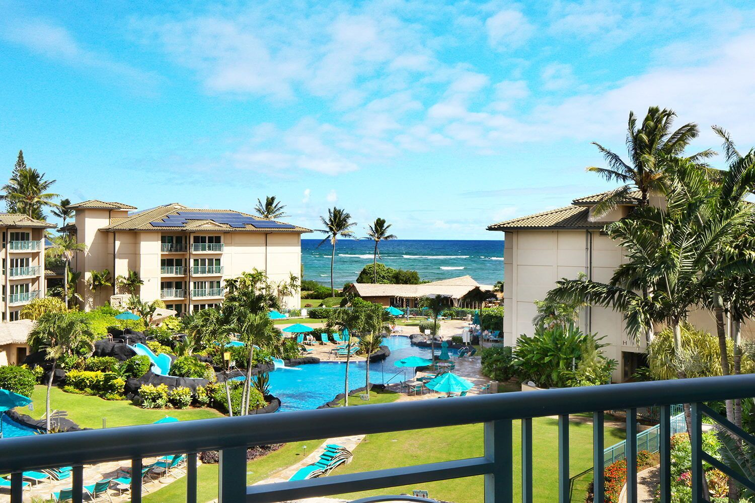 Penthouse Waipouli Beach Resort E404 - Beautiful Ocean & Pool View