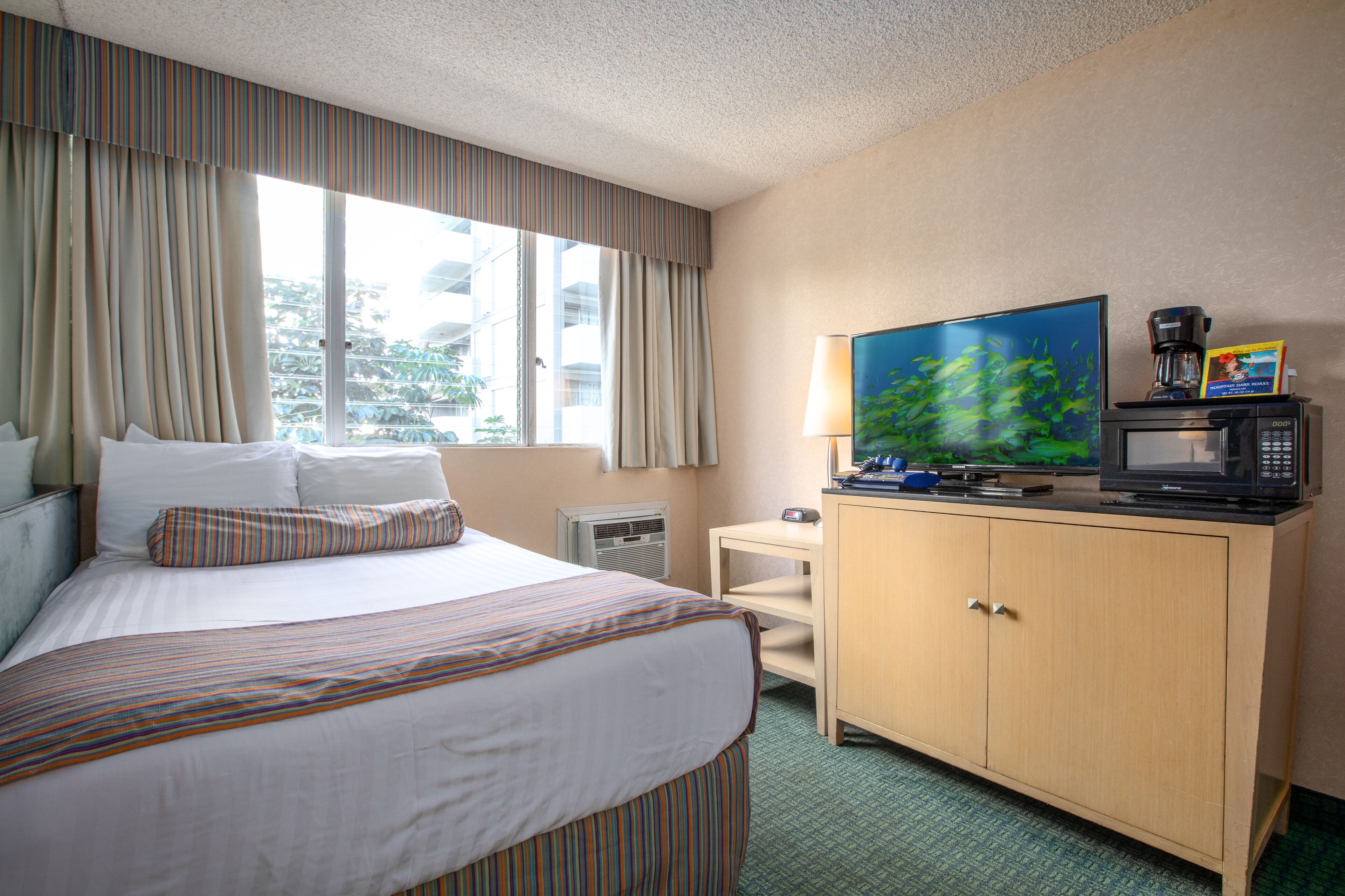 Aqua Aloha Surf Waikiki 205 Moderate Studio with Partial City Views, Sleeps 2