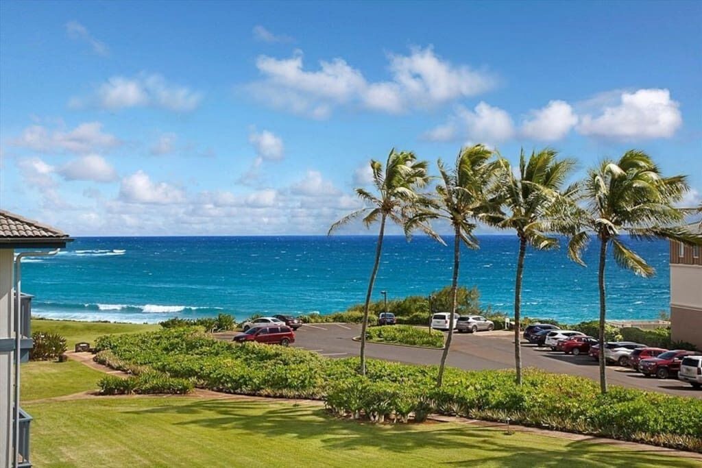Poipu Sands 434, 2BD Ocean View, AC in Bdrms, High End Vacation Rental