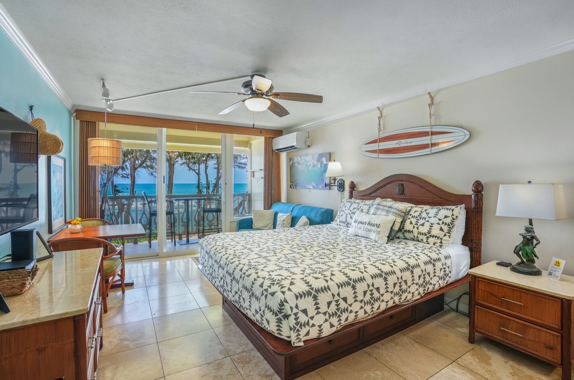 "Surf's Up!" at Islander on the Beach 327 a Oceanfront Studio