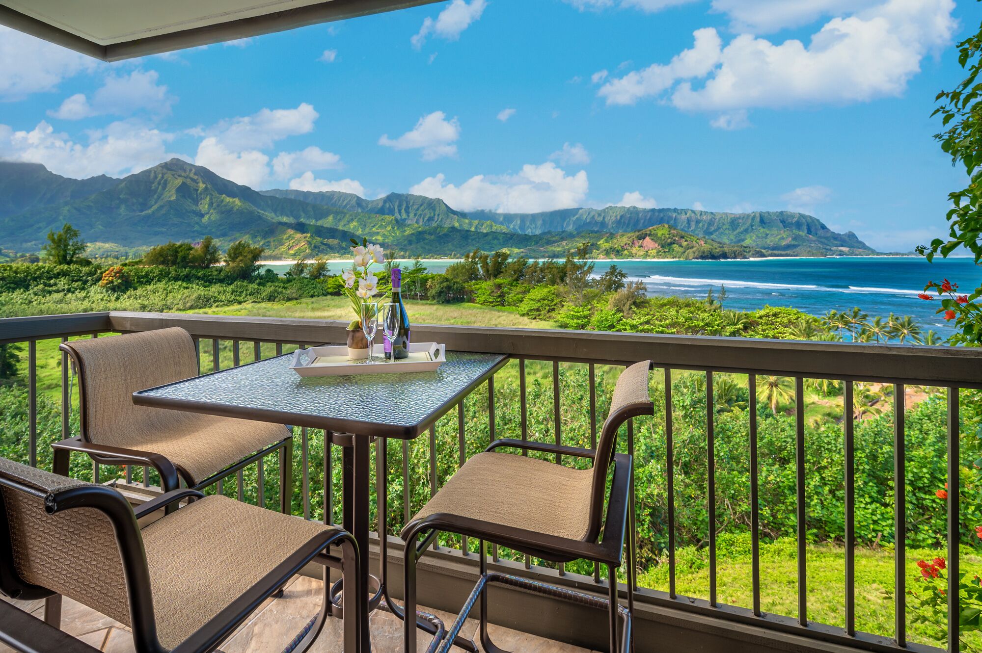 Spectacular Views of Hanalei Bay and Bali Hai