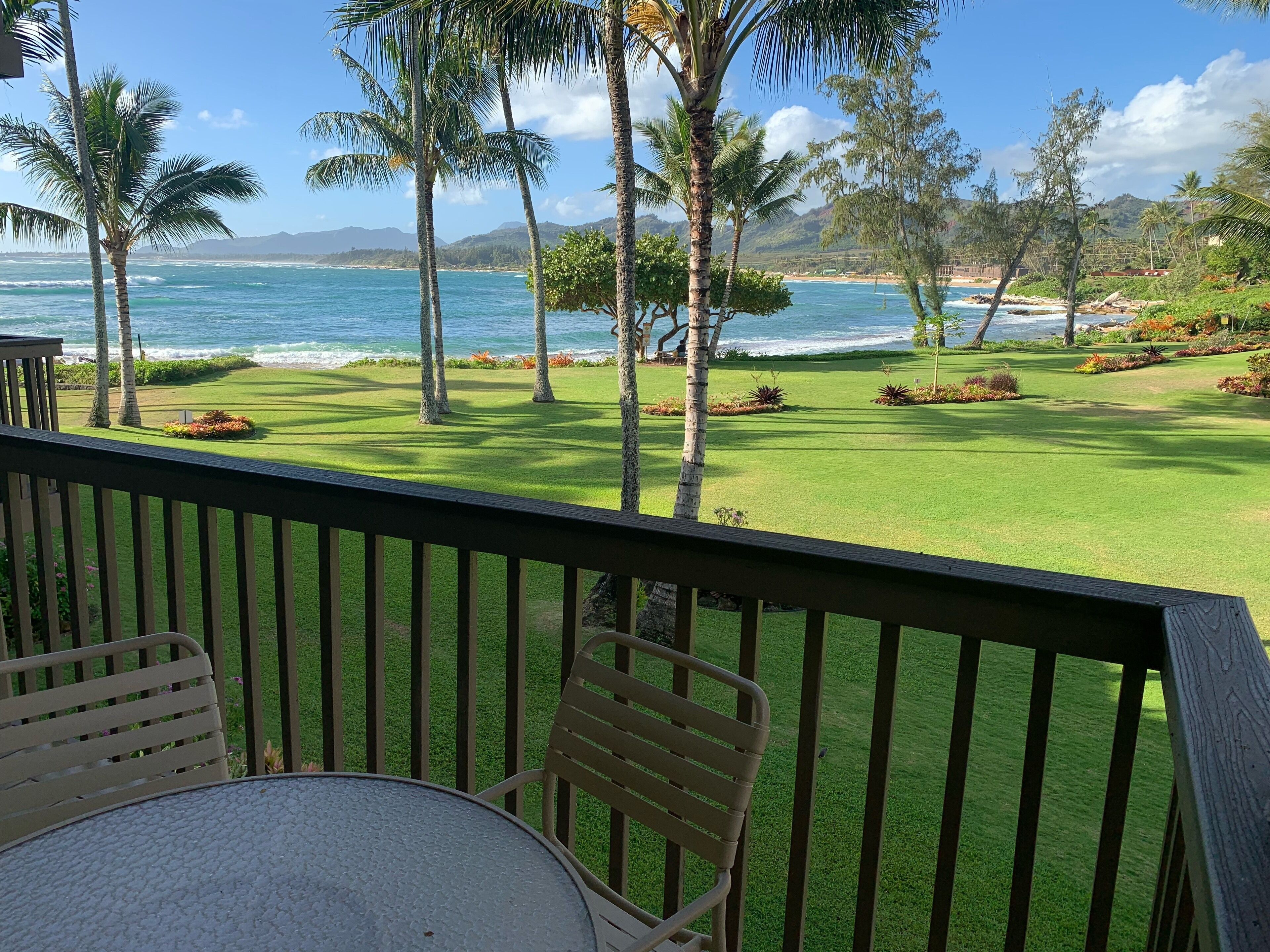 Amazing beach views from Lae Nani condo with new updates!