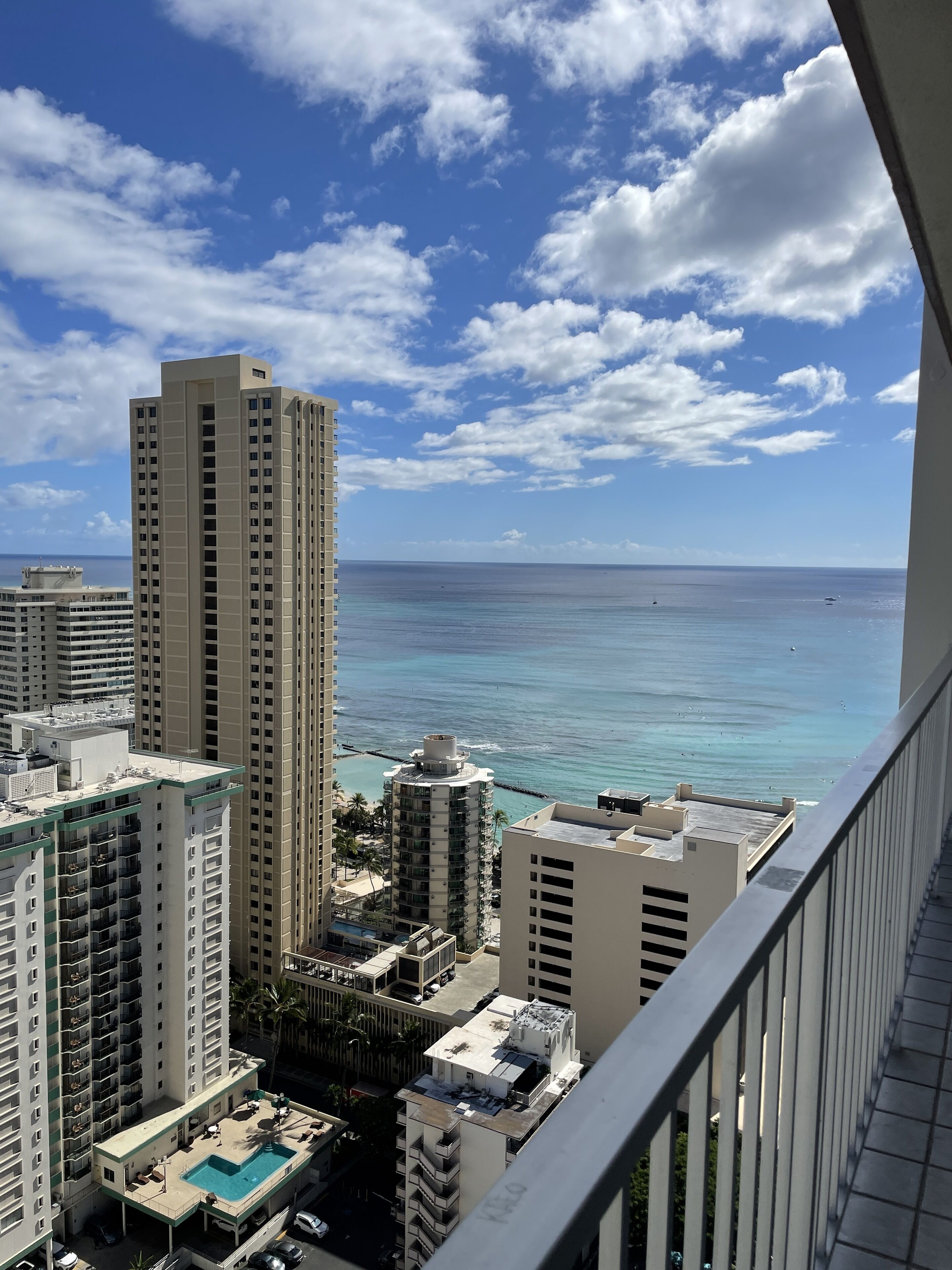 Pacific Monarch Top Floor Condo with Ocean, Diamond Head and Mountain Views!