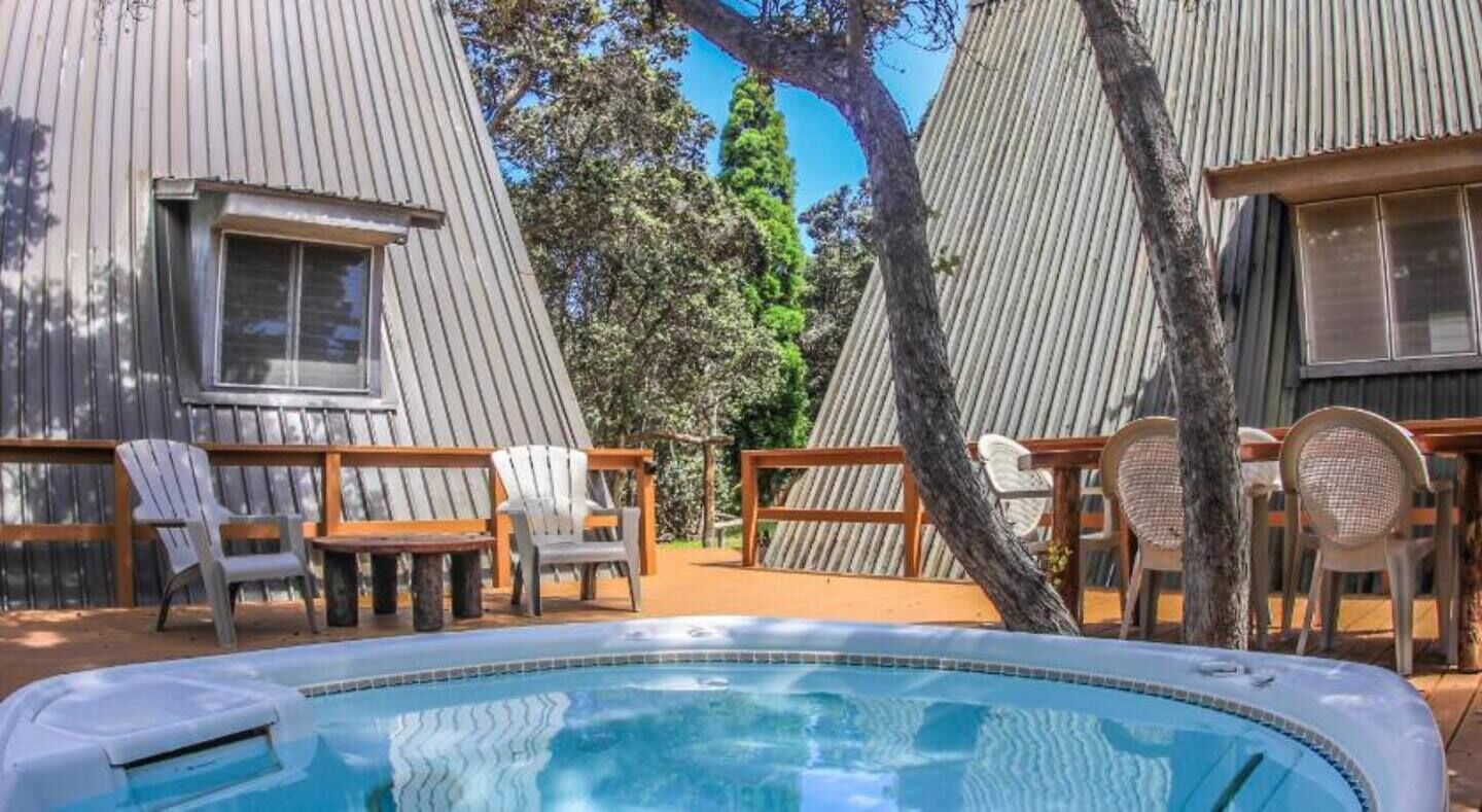 Fall Special! Hale Palila Volcano A-Frame Cottage with Hot Tub