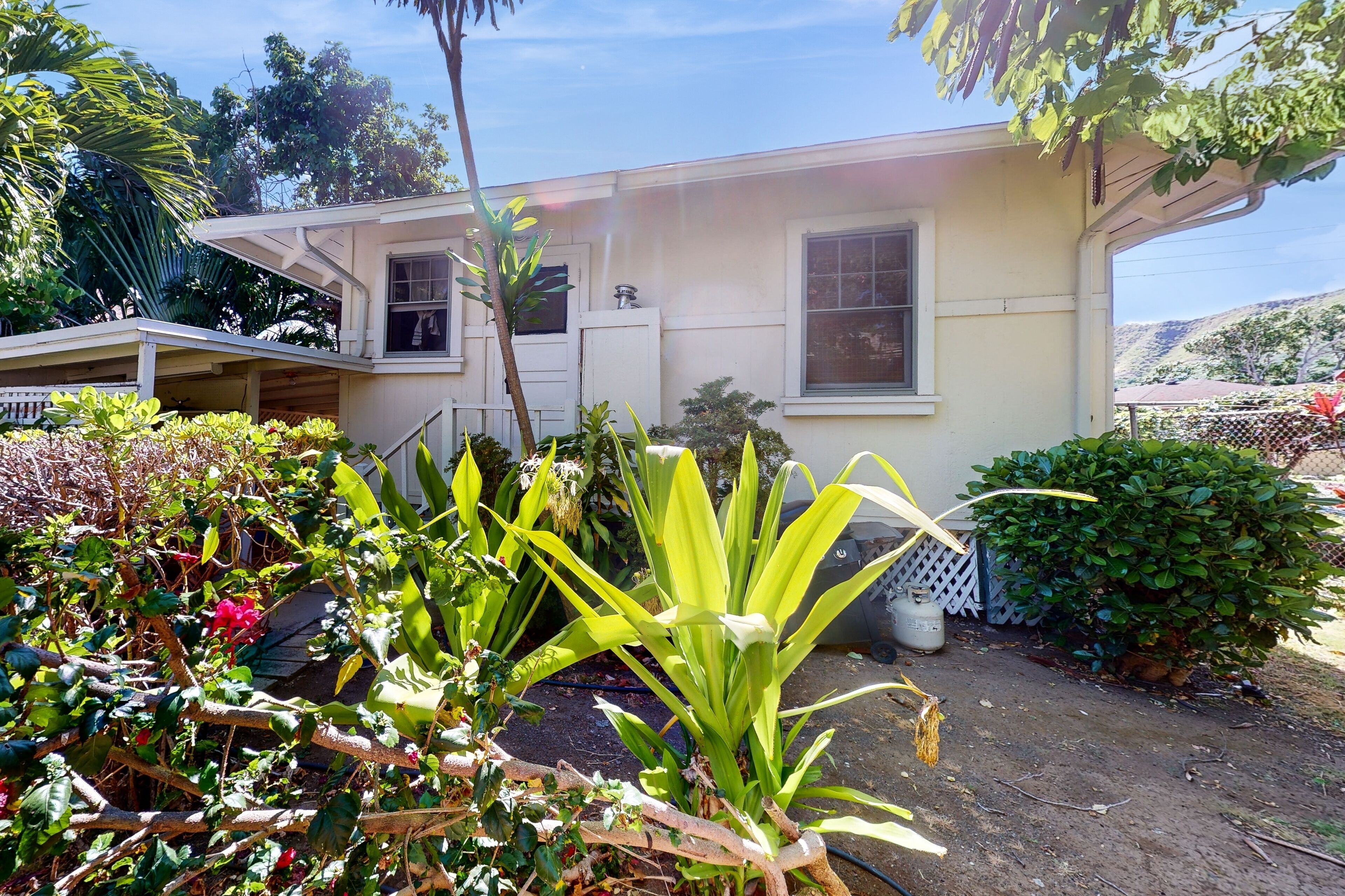 Two Hawaiian cottages with Diamond Head views - walk to Waikiki