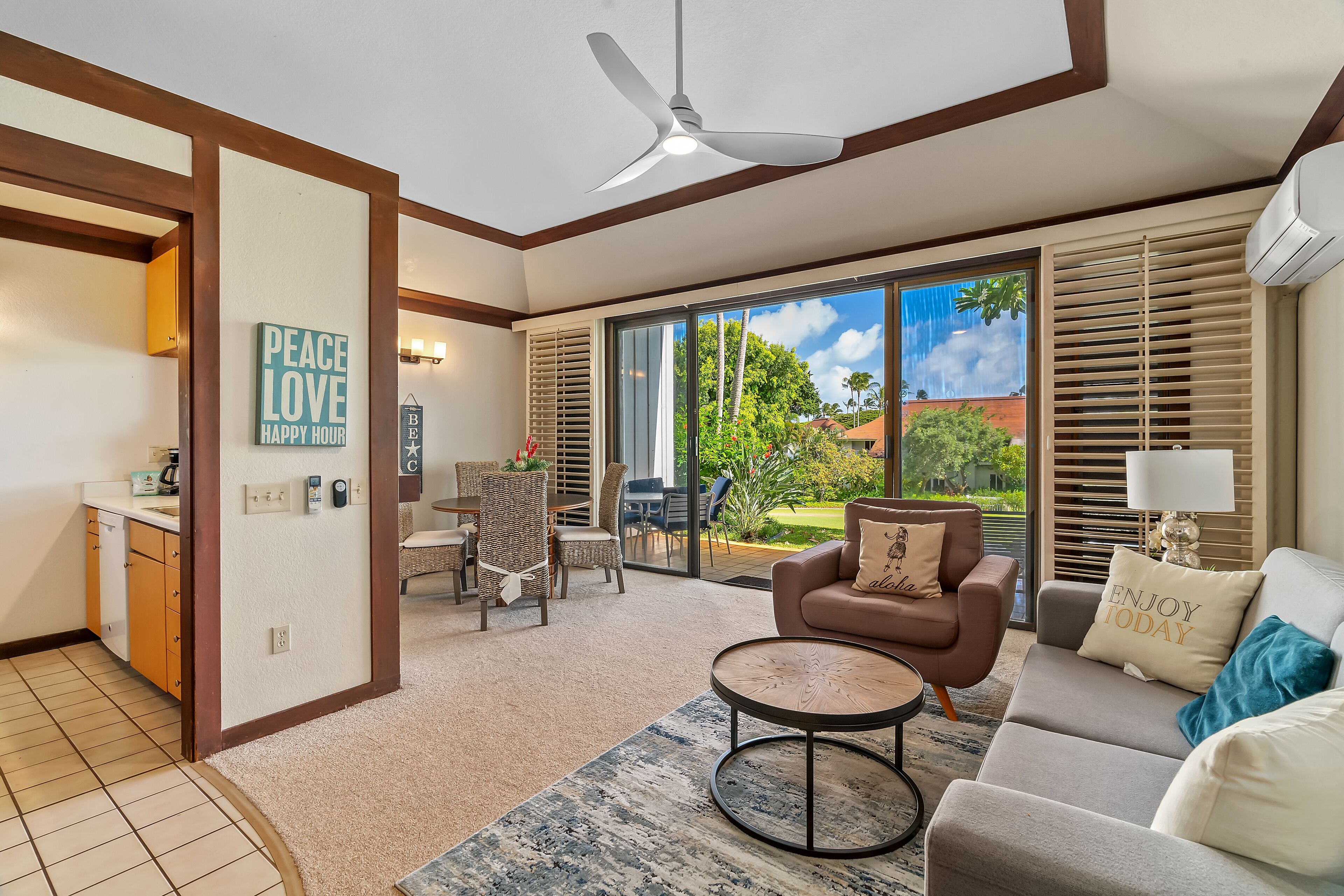 Kiahuna Plant. Ground Floor #114,AC, Athletic Club, Tennis Courts and much more