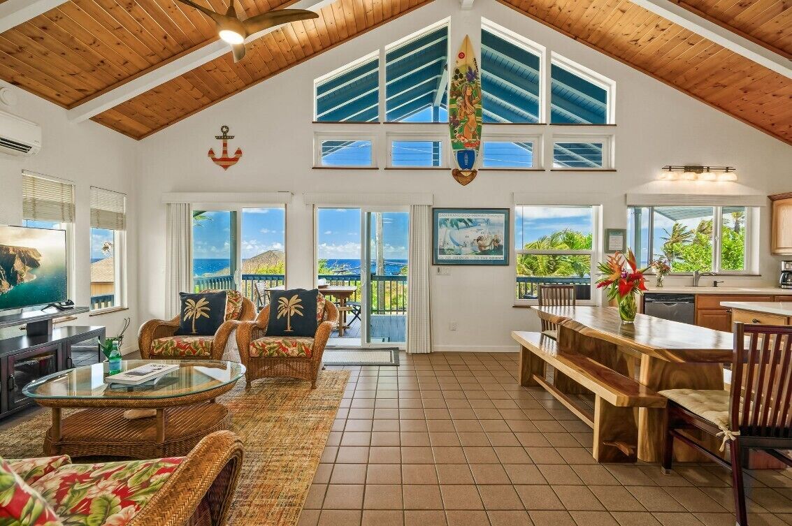 Whale Watching Season is Now! Poipu Luxe with Oceanview! Walk to Beaches, Hiking