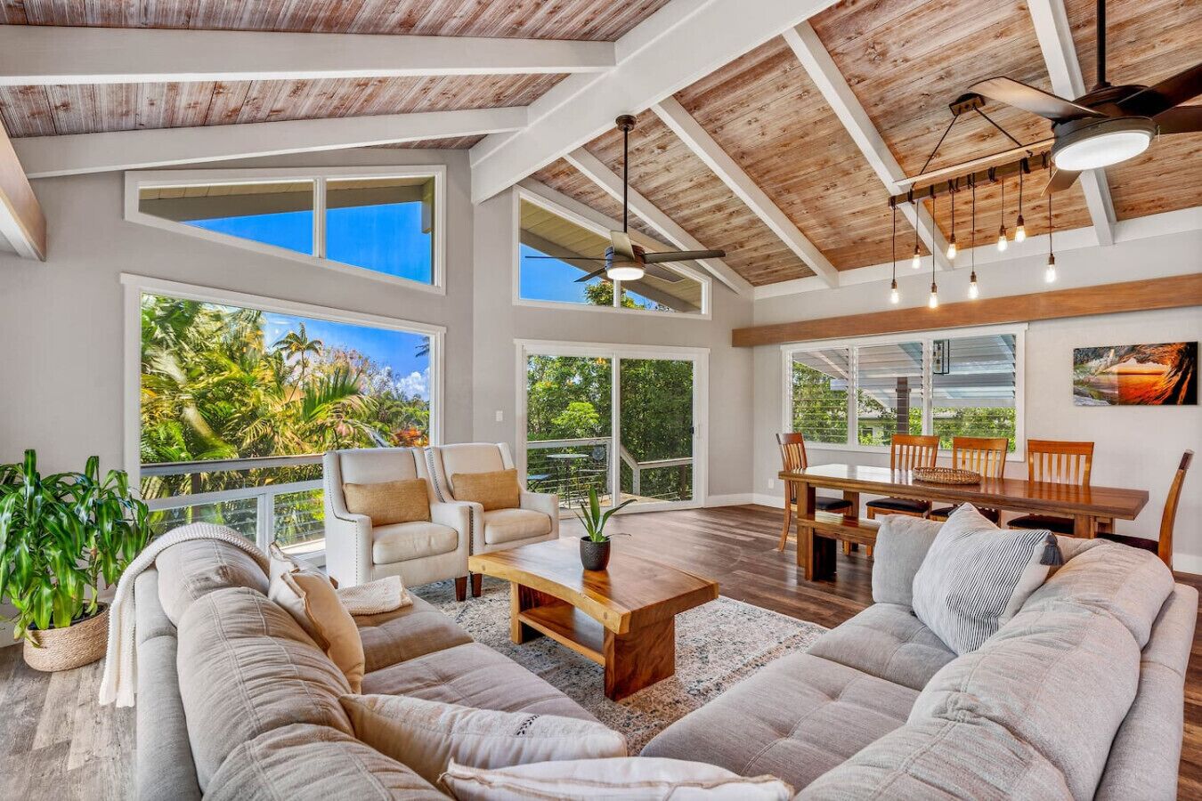 Blue Kauai Hale - Peaceful Multi-Level Home in Princeville