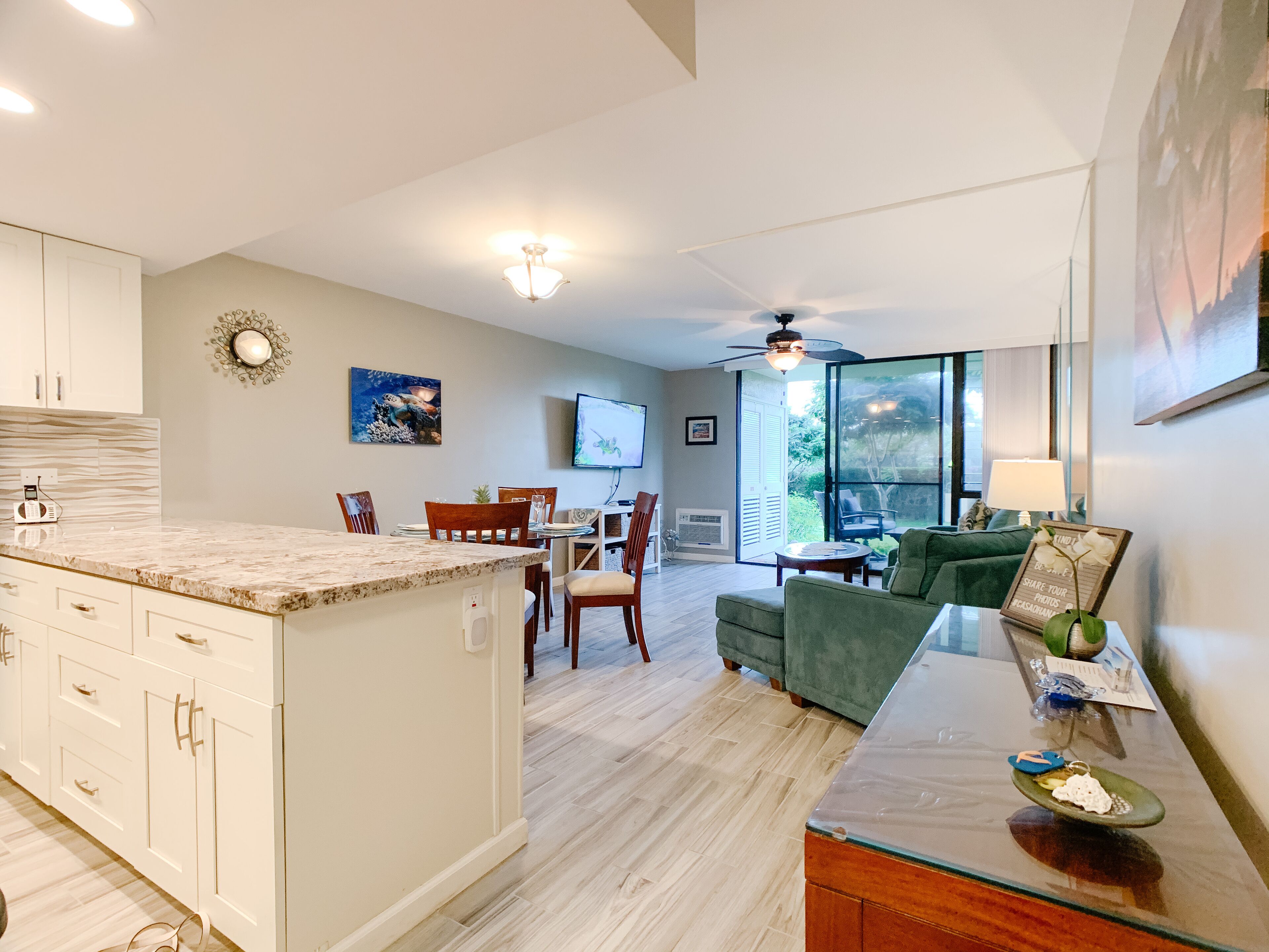 Newly updated- Ground floor 1 bedroom steps from the beach!