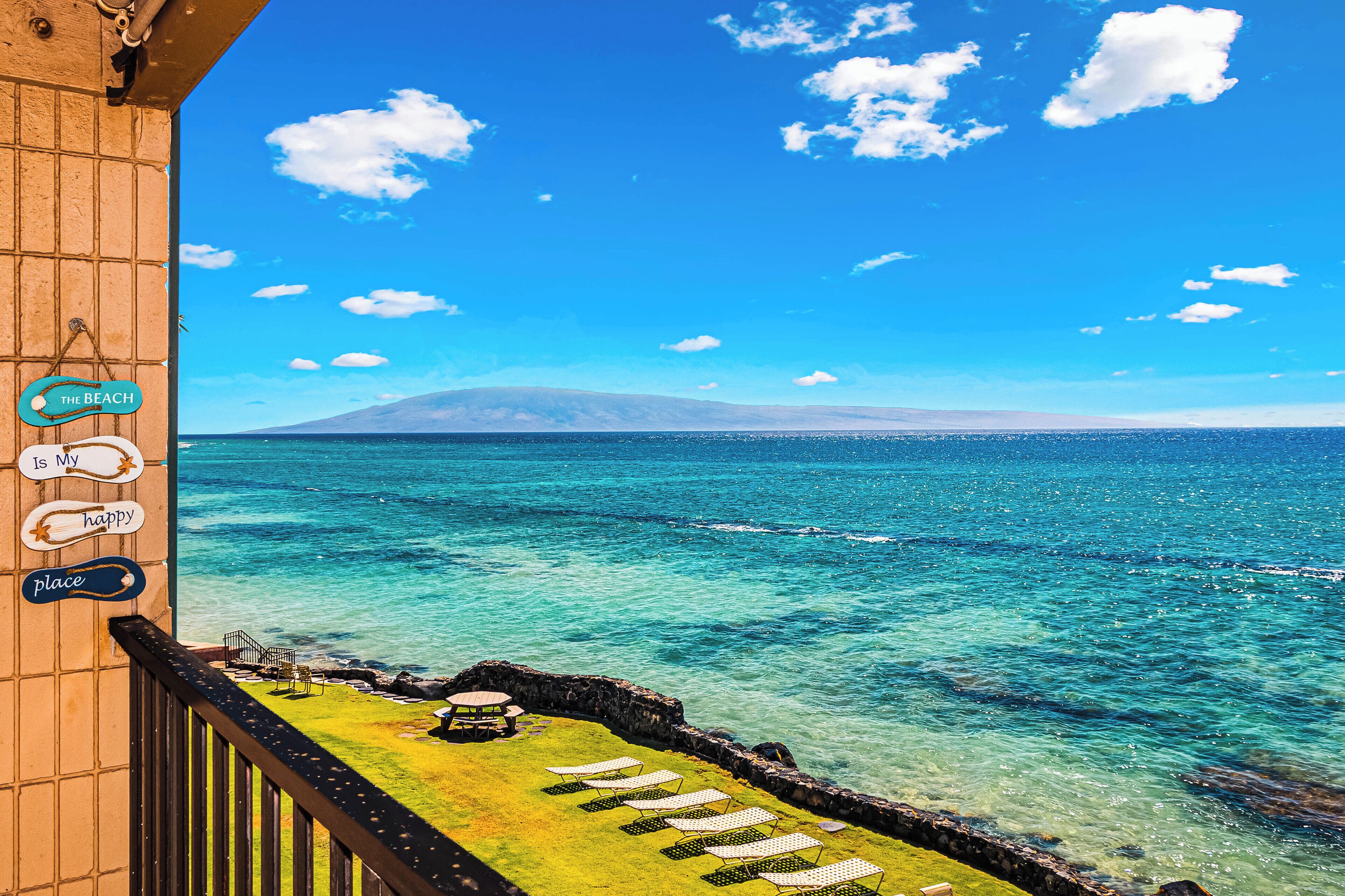 Steps from the beach and elevated views